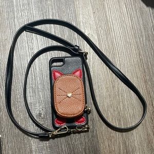 JLFCH Kitty IPhone 7 and 8 Phone Case With Strap